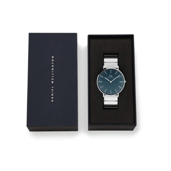 Orologio Uomo Daniel Wellington In Acciaio Silver Classic Piano Link Arctic Silver 4 Verre Gioielli - l'istituzione del gioiello