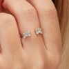Anello Donna Brosway In Argento 925 Con Cubic Zirconia Bianchi Baguette Fancy 5 - Verre Gioielli Anello Donna Brosway In Argento 925 Con Cubic Zirconia Bianchi Baguette Fancy 1 Verre Gioielli - l'istituzione del gioiello