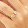 Anello Donna Brosway In Argento 925 Con Cubic Zirconia Giallo Baguette E Quadrato Bianco Fancy 5 - Verre Gioielli Anello Donna Brosway In Argento 925 Con Cubic Zirconia Giallo Baguette E Quadrato Bianco Fancy 1 Verre Gioielli - l'istituzione del gioiello
