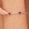 Bracciale Semi Rigido Donna Brosway In Argento 925 Con Cubic Zirconia Rosso Rubino A Cuore E Bianchi Quadrati Fancy 6 - Verre Gioielli Bracciale Semi Rigido Donna Brosway In Argento 925 Con Cubic Zirconia Rosso Rubino A Cuore E Bianchi Quadrati Fancy 2 Verre Gioielli - l'istituzione del gioiello