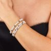 Bracciale Donna Mya Boccadamo Con Perle Sintetiche E Boule Argentate 5 - Verre Gioielli Bracciale Donna Mya Boccadamo Con Perle Sintetiche E Boule Argentate 1 Verre Gioielli - l'istituzione del gioiello