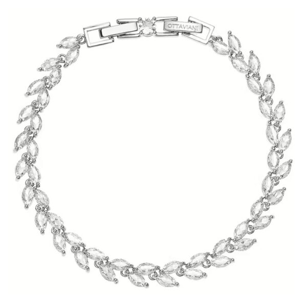 Bracciale Donna Ottaviani In Metallo Con Cubic Zirconia Bianchi