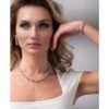 Orecchini Donna Ottaviani In Metallo Con Cubic Zirconia Bianchi E Rosa 5 - Verre Gioielli Bracciale Donna Ottaviani In Metallo Con Cubic Zirconia Bianchi E Neri