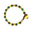 Bracciale Per Bambini Gerba Con Murrina E Ceramica Multicolor E Argento 925