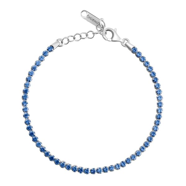 Bracciale Tennis Brosway In Argento 925 Con Cubic Zirconia Blu Fancy