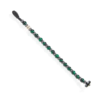 Bracciale Unisex Gerba Lab Con Occhio Di Tigre Verde E Madreperla 5 - Verre Gioielli Bracciale Unisex Gerba Lab Con Occhio Di Tigre Verde E Madreperla 1 Verre Gioielli - l'istituzione del gioiello