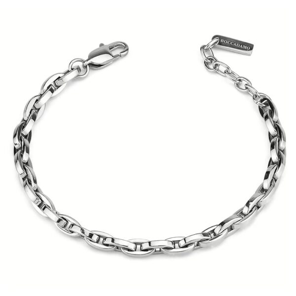 Bracciale Uomo Boccadamo Man In Acciaio Silver A Catena