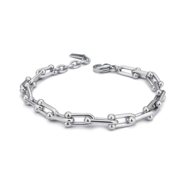 Bracciale Uomo Boccadamo Man In Acciaio Silver A Catena Industrial