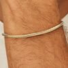 Bracciale Uomo Brosway In Acciaio E Pvd Oro Giallo 14 kt A Catena Spiga Riptide 1 Verre Gioielli - l'istituzione del gioiello