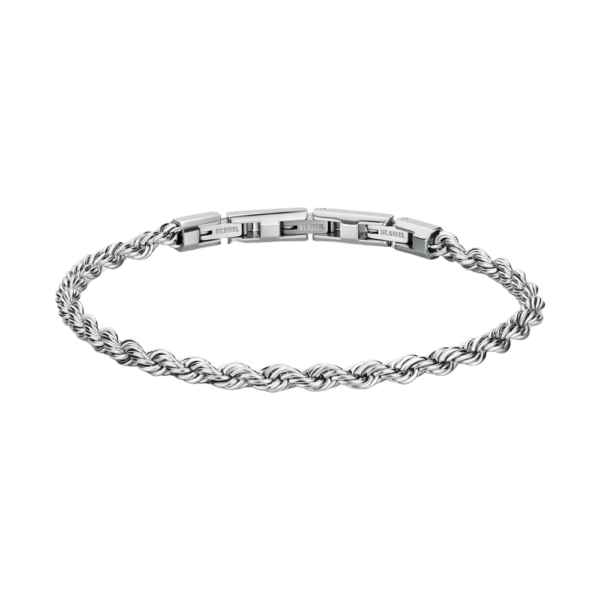 Bracciale Uomo Brosway In Acciaio Silver Catena Torchon Riptide