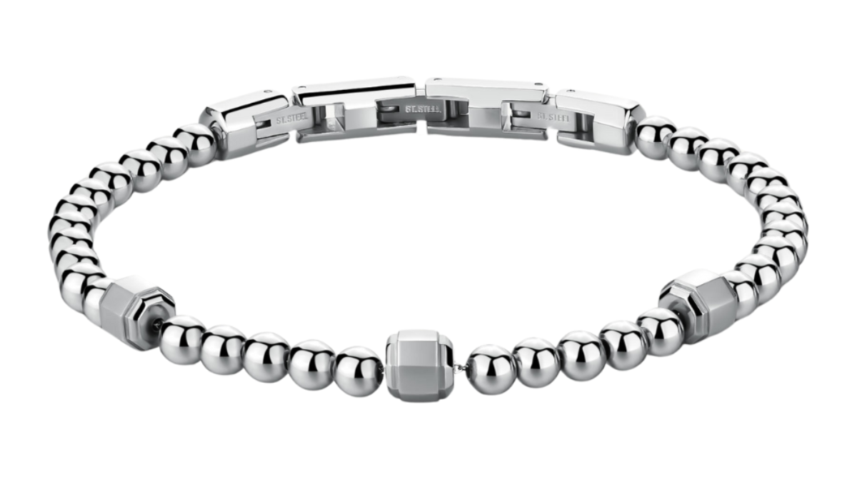Bracciale uomo gioielli Brosway BOS17 realizzato In Acciaio