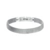 Bracciale Uomo Brosway In Acciaio Silver Maglia Milano Riptide