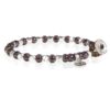 Bracciale Uomo Gerba Sun 06 In Argento 925 E Murrina Marrone