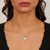 Collana Donna Amen In Argento 925 Silver Con Zirconi Bianchi 5 - Verre Gioielli Collana Donna Amen In Argento 925 Silver Con Zirconi Bianchi 2 Verre Gioielli - l'istituzione del gioiello