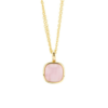 Collana Donna Boccadamo In Bronzo Placcato Oro Giallo E Cristallo Rosa
