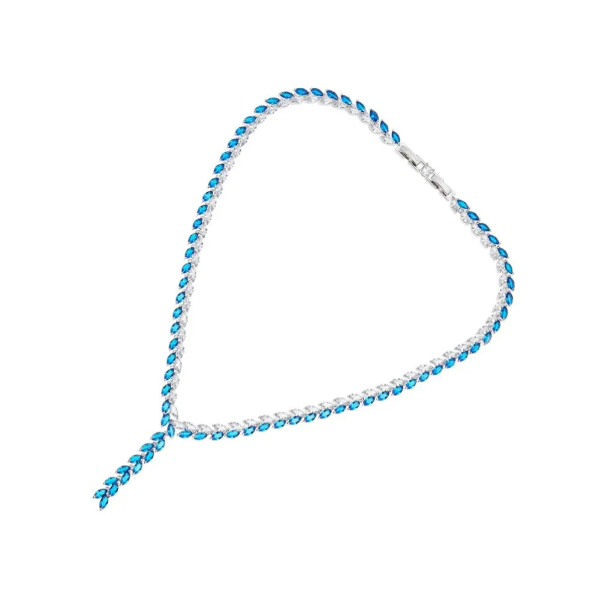 COOLSTEELANDBEYOND Bracciale Multi-Giro In Lega Con Perline Turchesi E Cristalli – Impilabile, Regolabile 17-20 Cm - 2