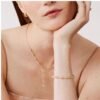 Collana Donna Rosato In Argento 925 Placcato Oro Giallo E Zirconi Champagne 5 - Verre Gioielli Collana Donna Rosato In Argento 925 Placcato Oro Giallo E Zirconi Champagne 1 Verre Gioielli - l'istituzione del gioiello