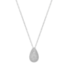 Collana Girocollo Donna Brosway In Argento 925 Con Pendente A Goccia E Zirconi Bianchi Fancy