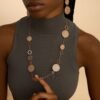 Collana Stroili Donna In Acciaio Dorato Con Elementi Arabesque A Fiore Di Loto 1 Verre Gioielli - l'istituzione del gioiello