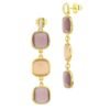 Orecchini Donna Boccadamo In Bronzo Placcato Oro Giallo Con Cristalli Multicolor E Zirconi Bianchi 1 - Verre Gioielli Orecchini Donna Boccadamo In Bronzo Placcato Oro Giallo Con Cristalli Multicolor E Zirconi Bianchi