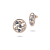 Orecchini Donna Boccadamo In Bronzo Placcato Oro Rosa Con Cristalli Multicolor 4 - Verre Gioielli Orecchini Donna Boccadamo In Bronzo Placcato Oro Rosa Con Cristalli Multicolor