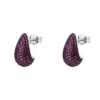 Orecchini Donna Brosway A Goccia In Argento 925 Con Cubic Zirconia Rossi E Galvanica Reutenio Fancy