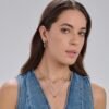 Orecchini Donna Brosway A Semi Cerchio Con Sfere In Acciaio 2 Verre Gioielli - l'istituzione del gioiello