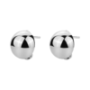 Orecchini Donna Brosway A Semi Sfera In Acciaio Silver 2 - Verre Gioielli Orecchini Donna Brosway A Semi Sfera In Acciaio Silver