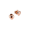 Orecchini Donna Mya Boccadamo A Cuore In Bronzo Placcato Oro Rosa 4 - Verre Gioielli Orecchini Donna Mya Boccadamo A Cuore In Bronzo Placcato Oro Rosa