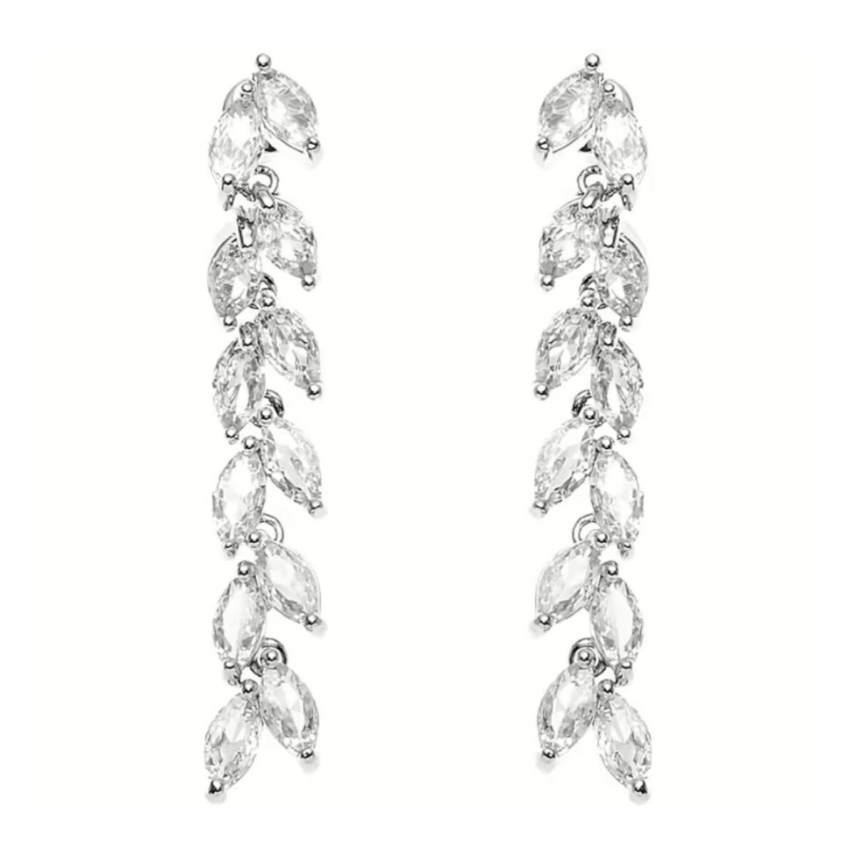 JO WISDOM Orecchini Pendenti Alone Argento 925 Donna con 5MM 3A