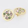 Orecchini Donna Rotondi Boccadamo In Bronzo Placcato Oro Giallo Con Cristalli Multicolor 6 - Verre Gioielli Orecchini Donna Rotondi Boccadamo In Bronzo Placcato Oro Giallo Con Cristalli Multicolor 2 Verre Gioielli - l'istituzione del gioiello