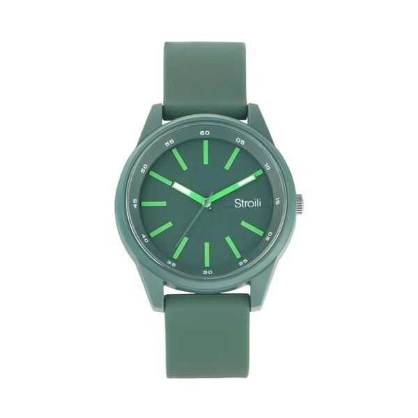 Orologio Uomo Stroili In Silicone Verde Mumbai Solo Tempo Al Quarzo