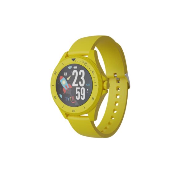 Smartwatch Per Bimbi Techmade Trill Giallo In Silicone