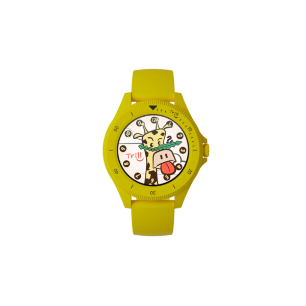 Smartwatch Per Bimbi Techmade Trill Giallo In Silicone 1 Verre Gioielli - l'istituzione del gioiello