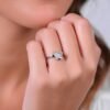 Anello Donna Luca Barra Regolabile In Acciaio E Zirconi Bianchi Con Stella 1 Verre Gioielli - l'istituzione del gioiello