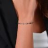 Bracciale Donna Luca Barra In Acciaio Con Stelle 2 Verre Gioielli - l'istituzione del gioiello