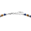 Bracciale Uomo Luca Barra In Acciaio Con Lapis E Occhio Di Tigre 1 Verre Gioielli - l'istituzione del gioiello