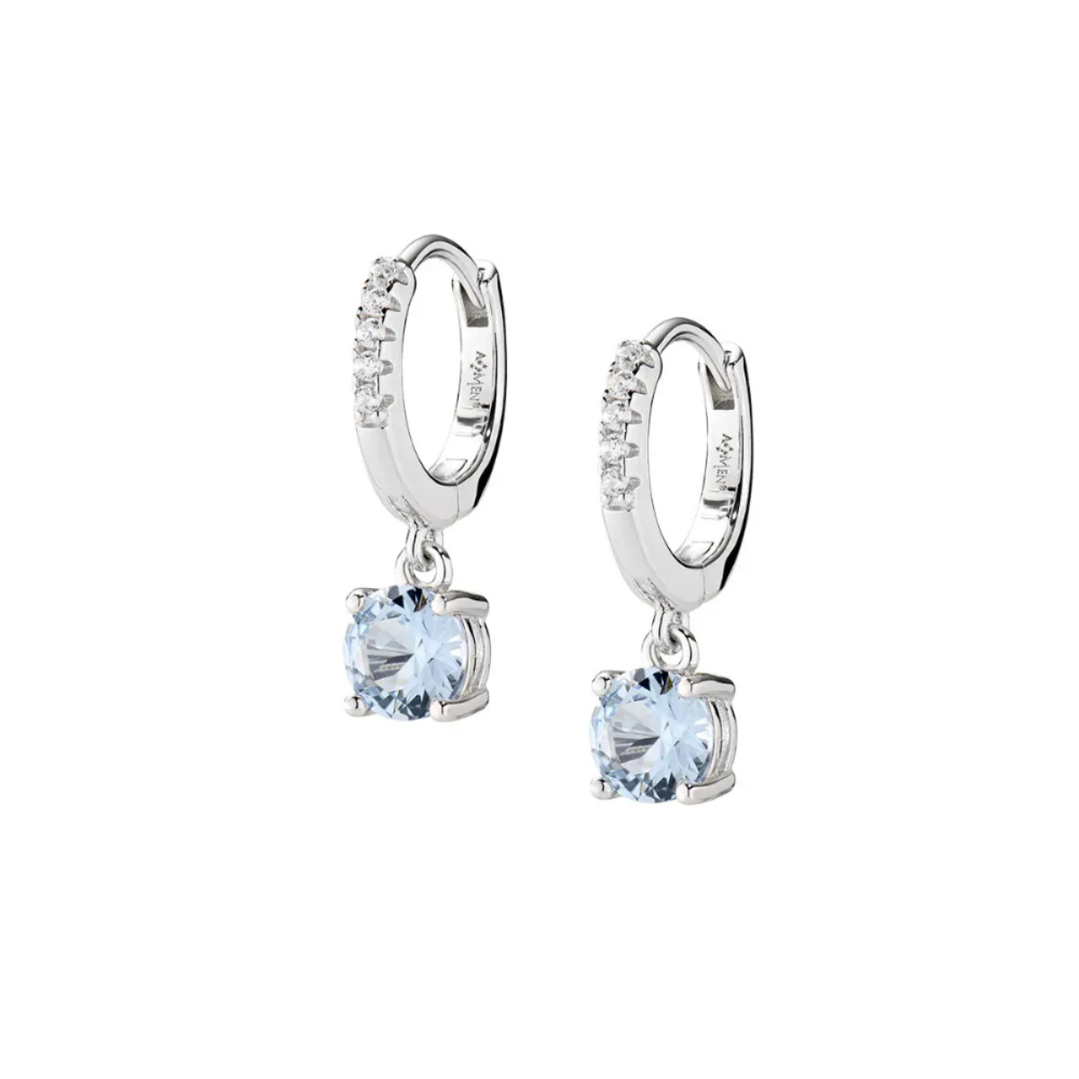 JO WISDOM Orecchini Donna A Cerchio Infinito In Argento 925 Con Zirconia Cubica 3A E Perle, Chiusura A Leva, Regalo In Confezione Blu