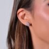 Orecchini Donna Luca Barra In Acciaio Con Cristalli Bianchi E Zircone Rosa 5 - Verre Gioielli Orecchini Donna Luca Barra In Acciaio Con Cristalli Bianchi E Zircone Rosa 1 Verre Gioielli - l'istituzione del gioiello