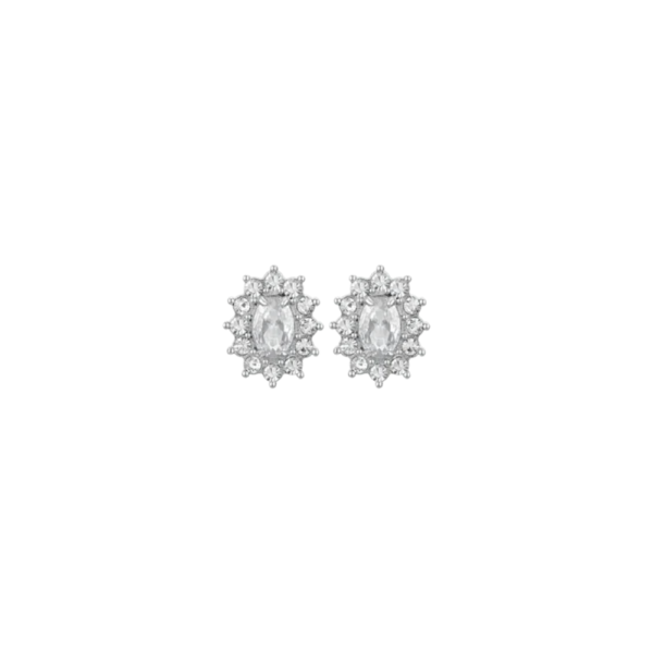 Orecchini Donna Luca Barra In Acciaio Con Cristalli E Zircone Bianco 3 - Verre Gioielli Orecchini Donna Luca Barra In Acciaio Con Cristalli E Zircone Rosa