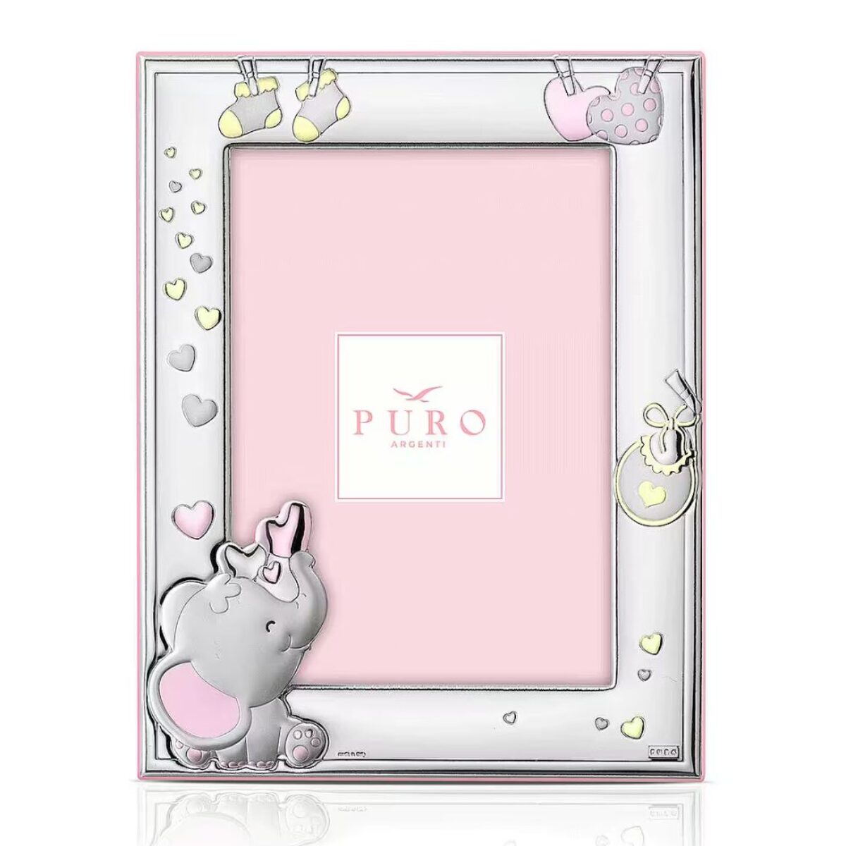 Cornice Tripla Per Ecografie Baby Shudehill - Argento, 12.7x7.6cm - Idea Regalo - Foto 2