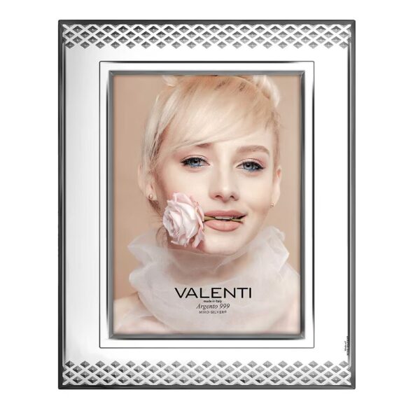 Cornice Portafoto Valenti In Argento 999 Laminato