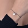 Bracciale Donna Luca Barra In Acciaio Con Stella E Zircone Rosa 3 Verre Gioielli - l'istituzione del gioiello