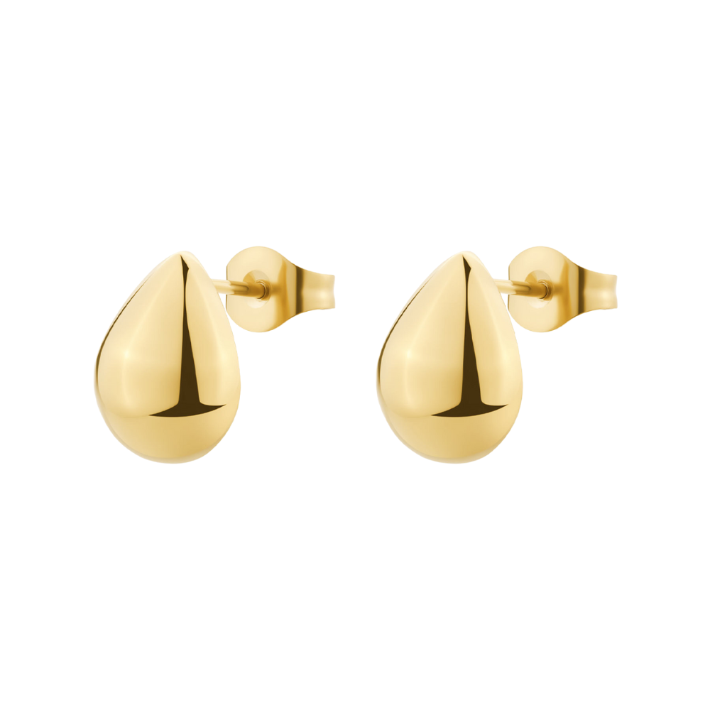 NKlaus coppia di orecchini a perno in vero granato 585 oro giallo 14 carati oro 3mm piccoli orecchini luce 7931