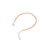 Bracciale Donna Tennis Stroili In Ottone Rosato E Cristalli Multicolor 1 Verre Gioielli - l'istituzione del gioiello