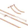 Bracciale Donna Tennis Stroili In Ottone Rosato E Cristalli Multicolor 3 Verre Gioielli - l'istituzione del gioiello