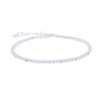 Bracciale Unisex In Argento 925 A Sfere Lucide - 3 Mm