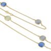 Collana Donna Boccadamo In Bronzo Placcato Oro Giallo E Cristalli Multcolor 1 Verre Gioielli - l'istituzione del gioiello