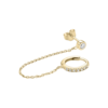 Mono Orecchino Donna Stroili In Acciaio Placcato Oro Giallo Con Pendente E Cubic Zirconia Golden Dreams 1 Verre Gioielli - l'istituzione del gioiello