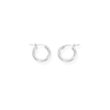 Orecchini Donna A Cerchio In Argento 925 A Canna Rotonda 1.5 Mm 1 - Verre Gioielli Orecchini Donna A Cerchio In Argento 925 A Canna Rotonda 1.5 Mm